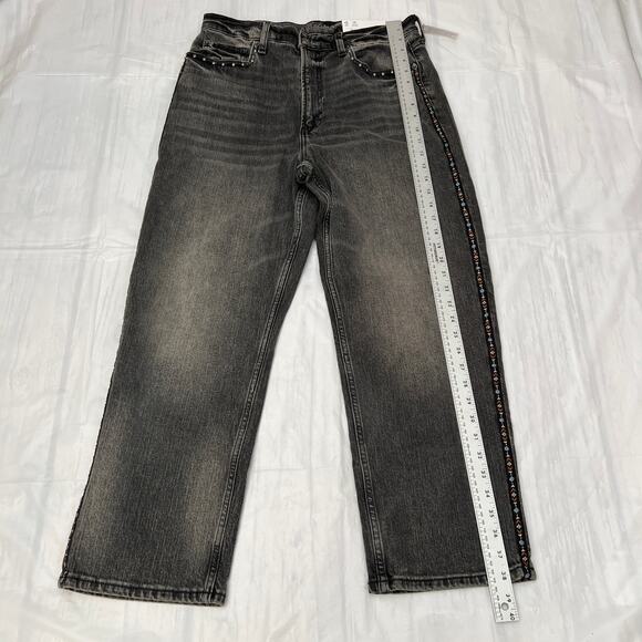 Arizona Highest Rise Vintage Straight Black Jeans Size 13 - Picture 7 of 11